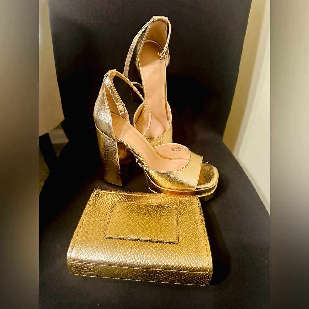 Inc Platform Heels With Matching Michael Kors Bag - image 2